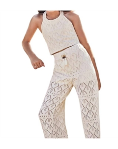 Ажурные брюки для девочек в нутовом цвете Mayoral