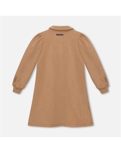 Детское платье из органического трикотажа светло-коричневого цвета My little cozmo