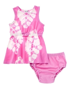 Великолепное топазовое платье тай-дай, розовый Splendid