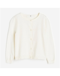 Кардиган Kids Fine-knit Cotton, белый H&m