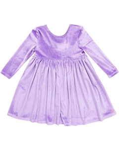 Велюровое платье Steph для девочек лавандового цвета, лаванда Pink chicken
