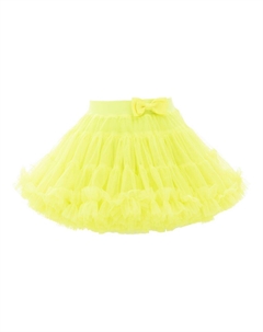 Неоново-желтая юбка-пачка с бантом, желтый Mimi tutu