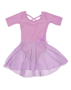 Юбка с короткими рукавами для девочек, фиолетовый Leveret