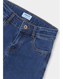 Длинные джинсовые брюки-клеш для девочек-подростков средней стирки Mayoral