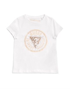 Футболка с украшенным логотипом Cheska (2–6), белый Guess factory