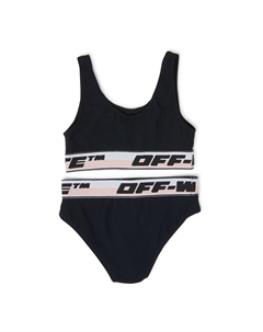 Черное бикини с логотипом, черный Off-white