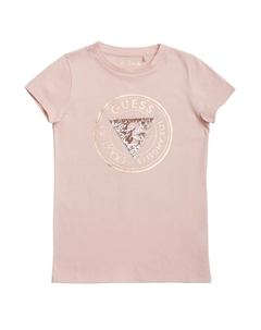 Футболка с украшенным логотипом Cheska (2–6), розовый Guess factory