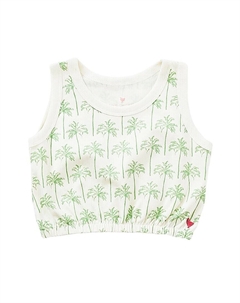 Розовый органический топ Tina с курицей, зеленый Pink chicken