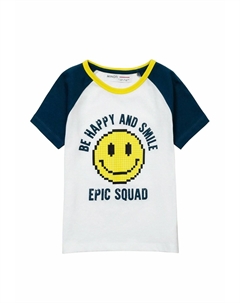 Футболка с принтом, цвет white Minoti