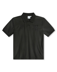 Черная футболка-поло с логотипом, черный Boss