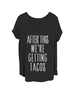 Футболка Tacos для юниоров больших размеров Unbranded