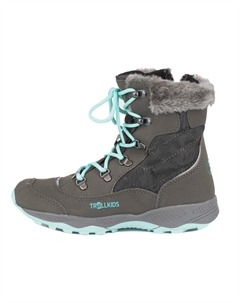 Ботинки Mädchen Winterschuhe Hemsedal, цвет Stahlgrau / Minze Trollkids