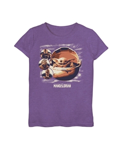 Футболка с рисунком для девочек 7–16 лет, «Звездные войны», «Мандалорец», «Дитя», он же «Малышка Йода», с портретами Star wars