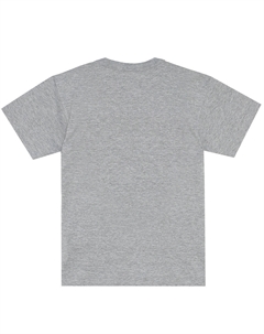 Серо-черная футболка с сердечком, серый Comme des garcon