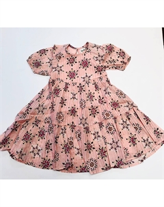 Розовое праздничное платье со снежинками для девочек, розовый Lucky jade