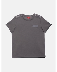 Футболка с круглым вырезом с тиснением Khaleb (7-16), цвет Si-F Dk Guess factory