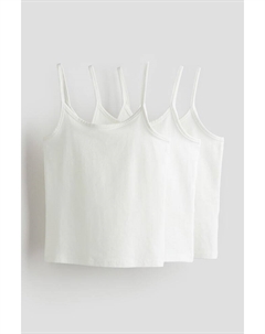 В упаковке 3 майки, белый H&m