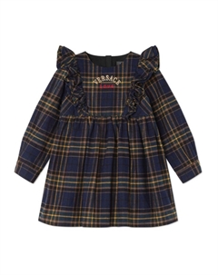 Kids платье Tartan Love, синий Versace