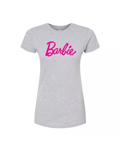 Классическая футболка с логотипом Barbie для юниоров, серый Licensed character