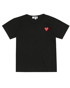 Футболка с черным сердцем, черный Comme des garcon