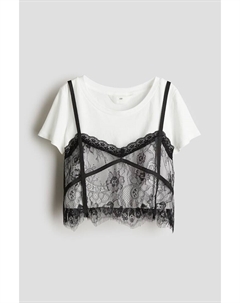 Рубашка из кружева, черный H&m