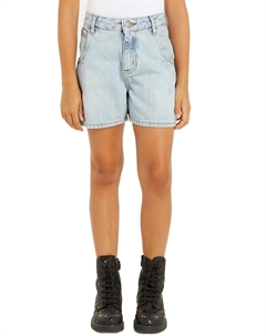Шорты shorts in jeans relaxed per ragazze, синий Calvin klein