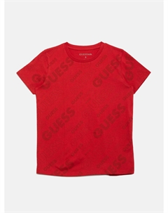 Футболка с логотипом Eddie (7–16), цвет Varsity Red Guess factory