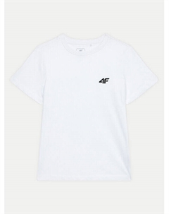 Футболка стандартного кроя, белый 4f