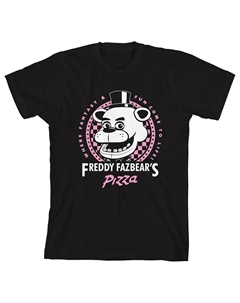 Футболка Five Nights at Freddy's для девочек 7–16 лет с рисунком, черный Licensed character