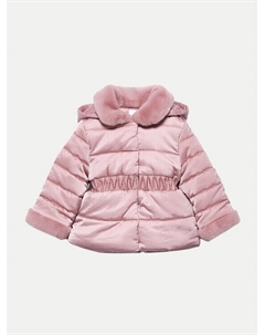 Пуховик стандартного кроя, розовый Abel & lula