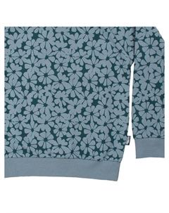 Пуловер geblümt, цвет petrol Danefae
