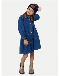 Джинсовое платье стандартного кроя, синий Billieblush