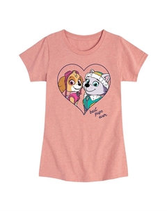 Футболка Paw Patrol Best Pups Ever для девочек 7–16 лет, розовый Licensed character