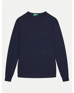 Свитер обычного кроя, синий United colors of benetton