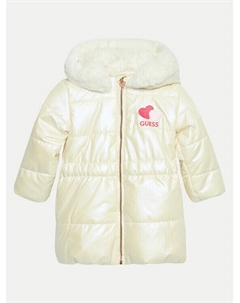 Зимняя куртка стандартного кроя, бежевый Guess
