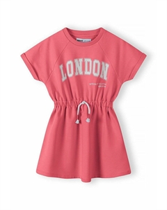 Легкое платье GRAPHIC SHORT SLEEVE, розовый Minoti