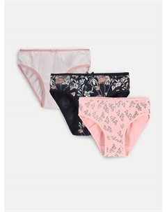 Комплект из 3 женских трусов, мультиколор Coccodrillo