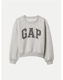 Толстовка обычного кроя, серый Gap