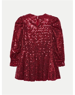 Элегантное платье обычного кроя, красный Abel & lula