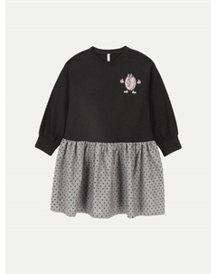 Трикотажное платье обычного кроя, черный Coccodrillo