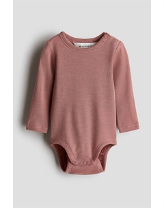 Боди из шерстяного трикотажа., розовый H&m