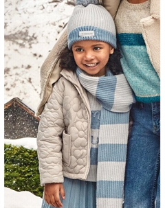 Пуховик стандартного кроя, бежевый Mayoral