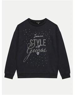 Толстовка обычного кроя, черный Guess