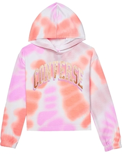 Худи Kids All Over Print Tie-Dye Boxy Hoodie, белый Converse