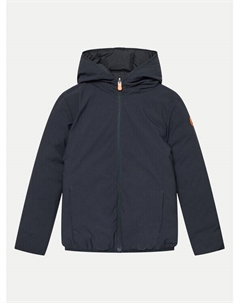 Пуховик стандартного кроя, синий Save the duck