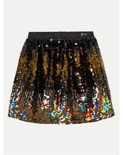 Юбка стандартного кроя, черный Guess