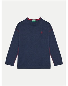 Свитер обычного кроя, синий United colors of benetton