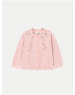 Кардиган стандартного кроя, розовый Coccodrillo