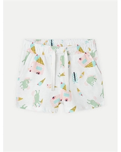 Тканевые шорты стандартного кроя, белый Name it