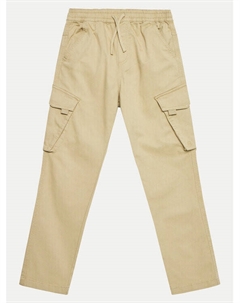 Тканевые брюки стандартного кроя, бежевый United colors of benetton
